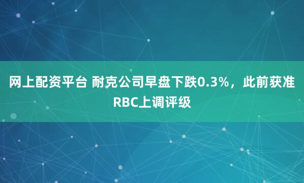网上配资平台 耐克公司早盘下跌0.3%，此前获准RBC上调评级